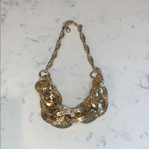 Gold Statement necklace from banana republic